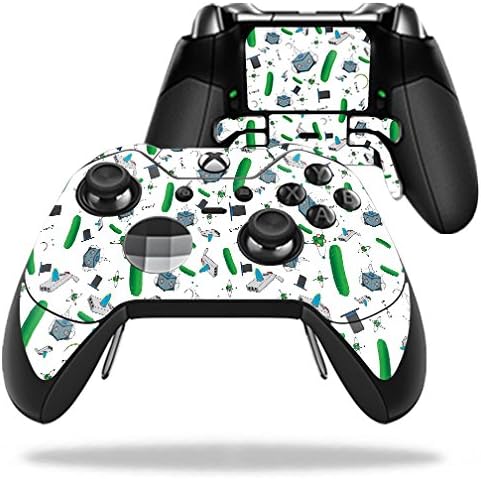 Micyykins kože kompatibilan sa Microsoft Xbox jednim elitnim kontrolerom - naučni crtani film | Zaštitni, izdržljivi i jedinstveni vinil zamotač | Jednostavan za prijavu, uklanjanje i promjena stilova | Napravljeno u sad