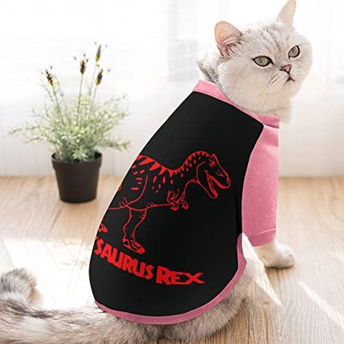 FunnyStar DaddySaurus Rex Print Dukserice za kućne ljubimce sa pulovernim puloverom za pse