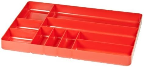 Ernst Manufacturing 5010-Crvena 11-inčna sa 16-inčna ladica za organizatore, 10-pretinci Boja: Crvena Model: