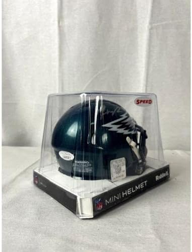 Haasan Reddick potpisao / potpisao Philadelphia Eagles Mini kacige JSA - NFL Mini kacige sa