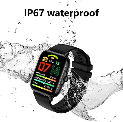 Komanli Smart Watch Nadogradite IP67 Vodootporni satovi Bluetooth HD dodiri TRACKE Aktivnosti
