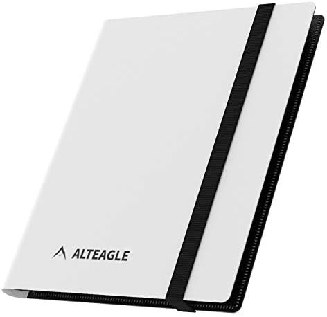 Alteagle 4 džepna trgovačka kartica vezivo, 160 bočni džepni Album za TCG-bijeli