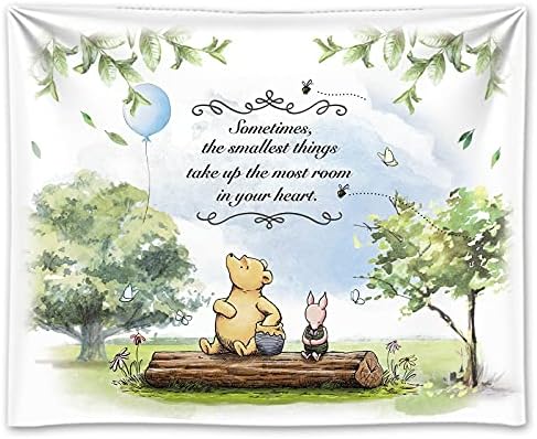 Klasični Winnie Bear Baby Shower Backdrop dekoracije za zabave potrepštine za dječake novorođenu