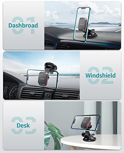 APPS2Car magnetni nosač za telefon u automobilu sa podesivom rukom & amp; 6 jakih magneta univerzalni
