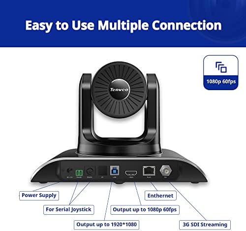 Tenveo USB SDI Full HD 1080p 60fps video Konferencijska Kamera 20x optički zum Web kamera za