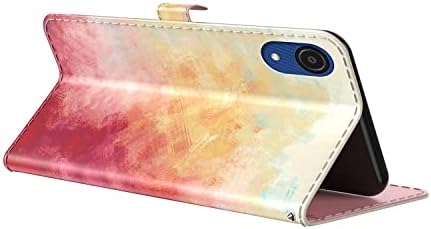 ShinyCase za Samsung Galaxy A03 kućište za jezgro telefona šarena akvarelna PU kožna torbica Folio Flip futrola