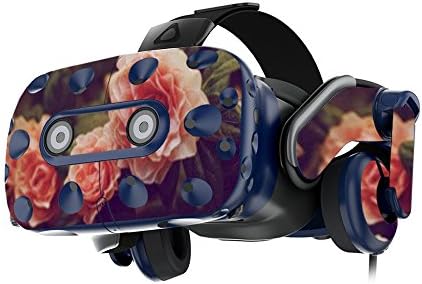 Komunalna kožna kože Kompatibilna sa HTC Vive Pro VR slušalicama - Vintage Roses | Zaštitni, izdržljivi
