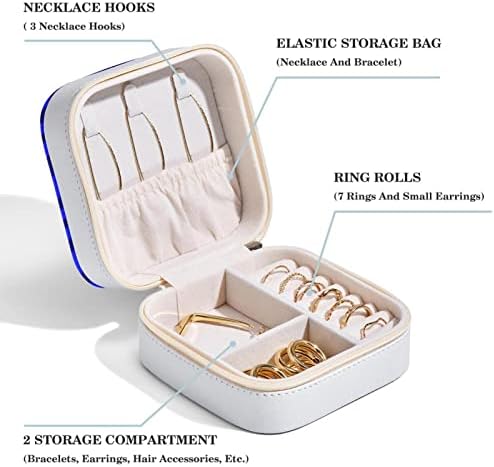 Mini Travel prenosiva torbica za nakit za prsten, privjesak, minđuše, kutija za organizatore ogrlica,