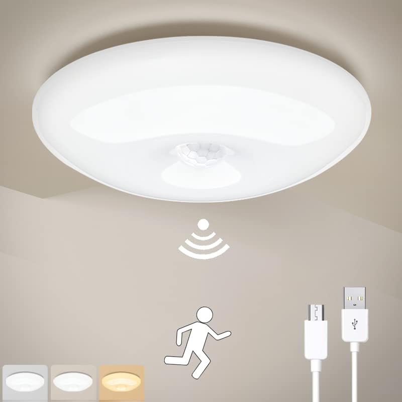 zhawete punjiva LED plafonska lampa senzor pokreta svjetlo za unutrašnju upotrebu USB punjiva