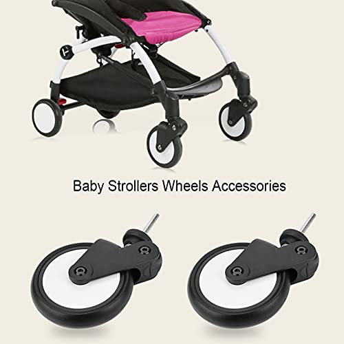 Gumeni točkovi za bebe, kolica za bebe prednji / zadnji točkovi zamjenska dodatna oprema za Yoya Vovo dečiji nosač sa alatima