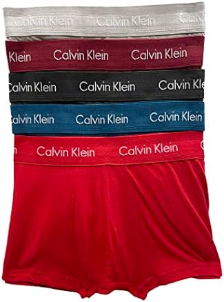 Calvin Klein Muški pamučni pamučni praznik 5-pakovanje nisko rasta prtljažnika
