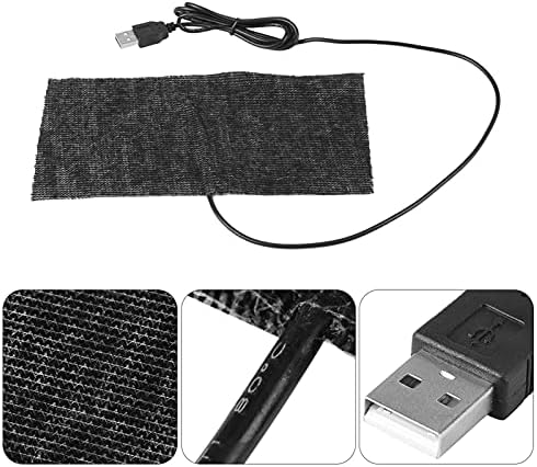 Tyenaza Električna grejanje 1 kom 5V USB Grijanje Film Ugljični vlakno Grijanje Mat ručno toplije 20x10cm