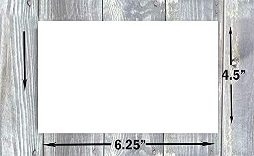 Hamilco White Cardstock debeli papir - stan 4.5 X 6.25 A6 prazan indeks Flash Note & amp; poštanske