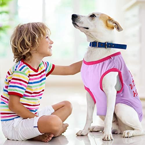 6 Pack pasa majica štenad za Chihuahua Dog majica Djevojka za pse odjeća prozračna pasa odijela za pse kostim ljetna mačka i odjeća za pse Jazavčastog špeneta priključnica, 6 stila