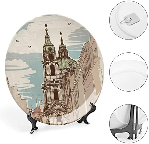 Katedrala Svetog Nikole u Pragu Keramička dekorativna ploča sa zaslonom Sl. Viseći prilagođene godišnjice
