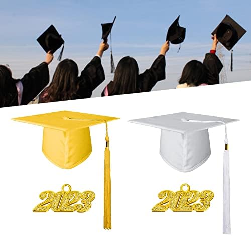 NEREIDS NET Bachelor šešir,Diploma šešir, 2023 Party Dekoracije Matura Party šešir sa resicama za srednju