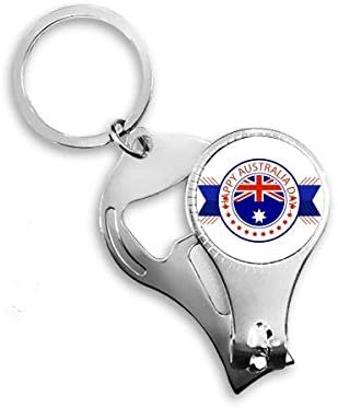 Sretna Australija Day zastava za zastavu Ilustracija noktiju prsten za ključeve ključeva za ključeva