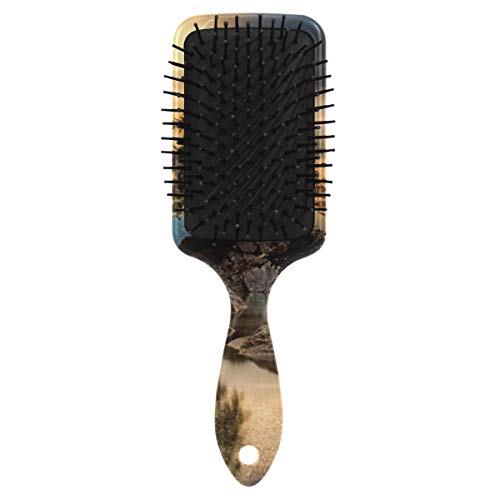 Vipsk četkica za kosu za vazduh, plastična šarena ispod groma, prikladna dobra masaža i antilika detantna četkica za kosu za suhu i mokra kosu, debelu, kovrčavu ili ravno