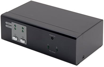 SYBA 2x2 VGA-Audio Matrix prekidač sa daljinskim upravljačem, povežite dva računara do dva monitora,