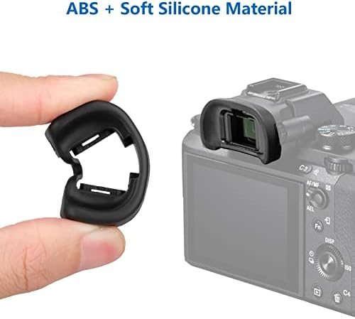 Ažurirani Meki Silikonski okular za okular za Sony a7iii A7ii A9 a7s A99II A58 A7 A7R IV A7RIII A7SII, Navlaka za vruće cipele sa 2 paketa za Sony + zamjena čašice za oči sa 2 paketa za Sony