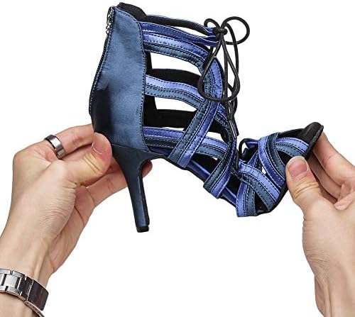 YKXLM latino plesne čizme Profesionalni za žene Salsa vježbaju cipele za plence plesa