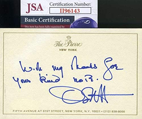 Olivia De Havilland JSA Coa potpisan 3x5 autogram kartice