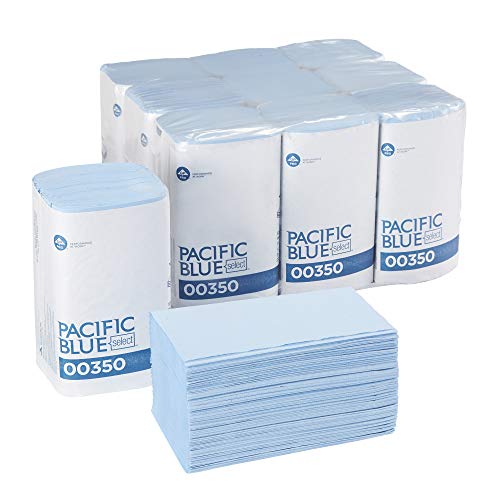 Pacific Blue Basic s-Fold 2-slojni papirni ubrusi za vjetrobransko staklo GP PRO ; plava; 00350; 250 peškira po pakovanju; 9 pakovanja po kutiji ; 9,50 x 10,50