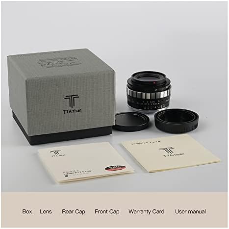 TTArtisan 23mm F1.4 APS-C Frame kamera za ručno fokusiranje objektivi otvor blende crna & amp; Srebrna Leica/Sigma L Mount Leica：T、TL、TL2、CL、Sigma：FP（postavke kamere: APS-C Mode）