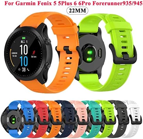 Adaara Silikonski sat za sat za Garmin Forerunner 935 945 Smart Watch 22mm zamjenski ručni zglob