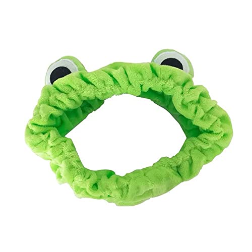 2PC-Funny frog traka za glavu, traka za šminkanje, elastična traka za glavu žaba za oči slatka