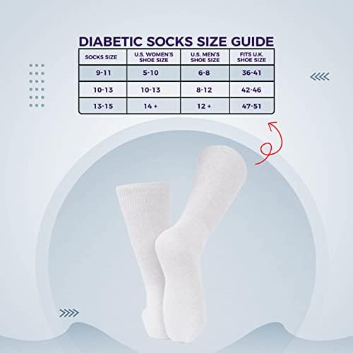 Dijabetičke čarape za dijamantne zvijezde za muškarce Žene koje nisu obvezujuća ljekara odobrena dijabetička