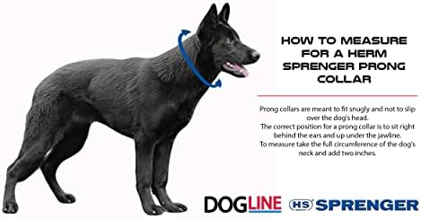 Herm Sprenger kragna za obuku pasa od nerđajućeg čelika sa okretnim Ultra-Plus pet kragnom