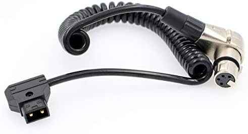 Drri D-Dodirnite za XLR 4-polni kabel za napajanje ženskog desnog ugla za monitor DSLR kamkordera / arri kamere