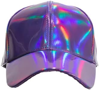 Unisex sjajna holografska bejzbol kapa Moda Podesiva Cool Rainbow Reflektirajuća Hip Hop kapa za muške