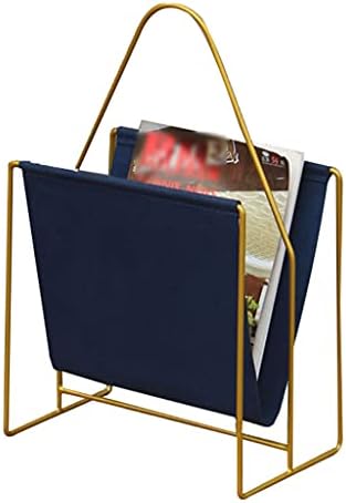 XD dizajnirani časopis držač za skladištenje dnevne sobe prijenosni časopis Kancelarijski stol novinski stol organizator-plavi || 33 * 20 * 50cm