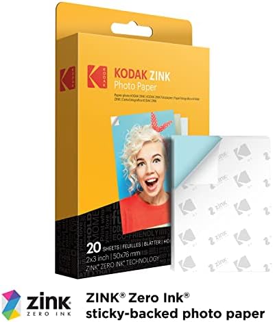 KODAK Printomatic Instant Kamera All-in-Bundle + Zink papir + Deluxe futrola + Foto Album + 7 kompleta naljepnica