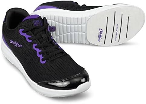 KR Strikeforce ženske cipele za kuglanje, crna / ljubičasta, 9,5 nas