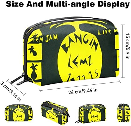 Elektronski Organizator, žuta Muzika ananas Art dizajn mala torba za nošenje putnog kabla, kompaktna