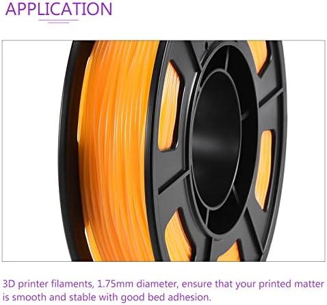 Dmiotech 1,75mm 0,25kg 3D štampanje filamenti TPU punjenje narančaste dimenzionalne tačnosti +/- 0,05