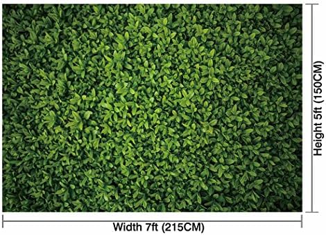 Allenjoy 7x5ft tkanina zeleni listovi zidna pozadina za fotografiju trava podna slika pozadina Spring