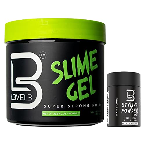 L3 Nivo 3 Slime Gel-Gel Za Oblikovanje Kose S Jakom Kontrolom-Bez Pahuljica, Dugotrajno Držanje - Dodaje