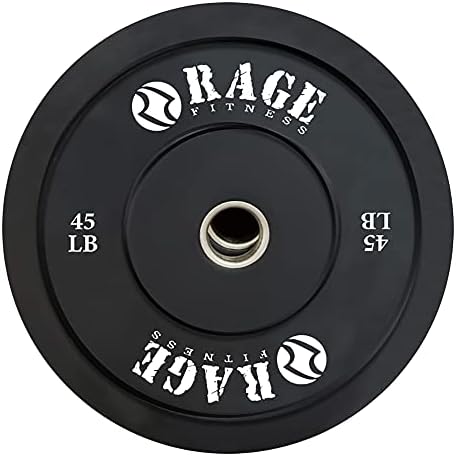 RAGE Fitness Olimpijska Branik ploča , gumena Formula sa čeličnim umetkom, trening snage, bench Press,