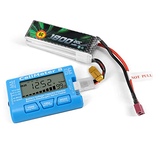 Digitalna provjera kapaciteta baterije Tester Visoka tačnost baterija za praznicu servo detektor
