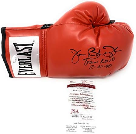 James Buster Douglas potpisao autogram Boks rukavica TYSON ko upisan JSA svjedoci Certified