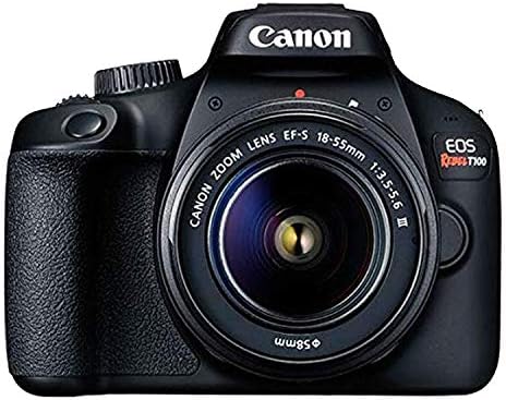 Canon EOS Rebel T100 DSLR kamera sa Canon EF-S 18-55mm f/3.5-5.6 III objektivom za zumiranje + futrola