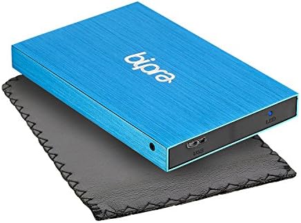 BIPRA 1TB 1000GB USB 3.0 2.5 inčni NTFS prijenosni eksterni čvrsti disk - plava
