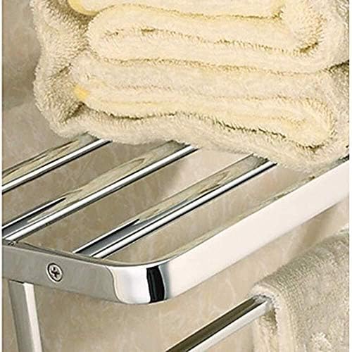 Omoons ručni željeznički ručnik izrađen od nehrđajućeg čelika 1 komada ručnika za ručnik sa dvostrukim zidom ugradnjom kupaonica ručnička šina