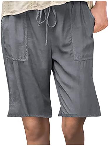 Niucta pamučne kratke hlače za žene labave fit bermuda kratke hlače istegnute trendi lagane kampiranje s džepovima