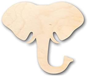 Nedovršeni oblik glave slonova - životinja-divlje životinje-zanat - do 24 uradi sam 4 / 1/8
