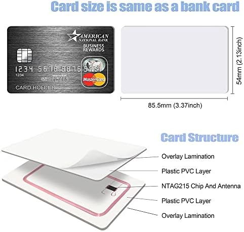 THONSEN 25KOM NFC oznake NTAG215 NFC kartice kompatibilne sa TagMo za Android NFC telefone